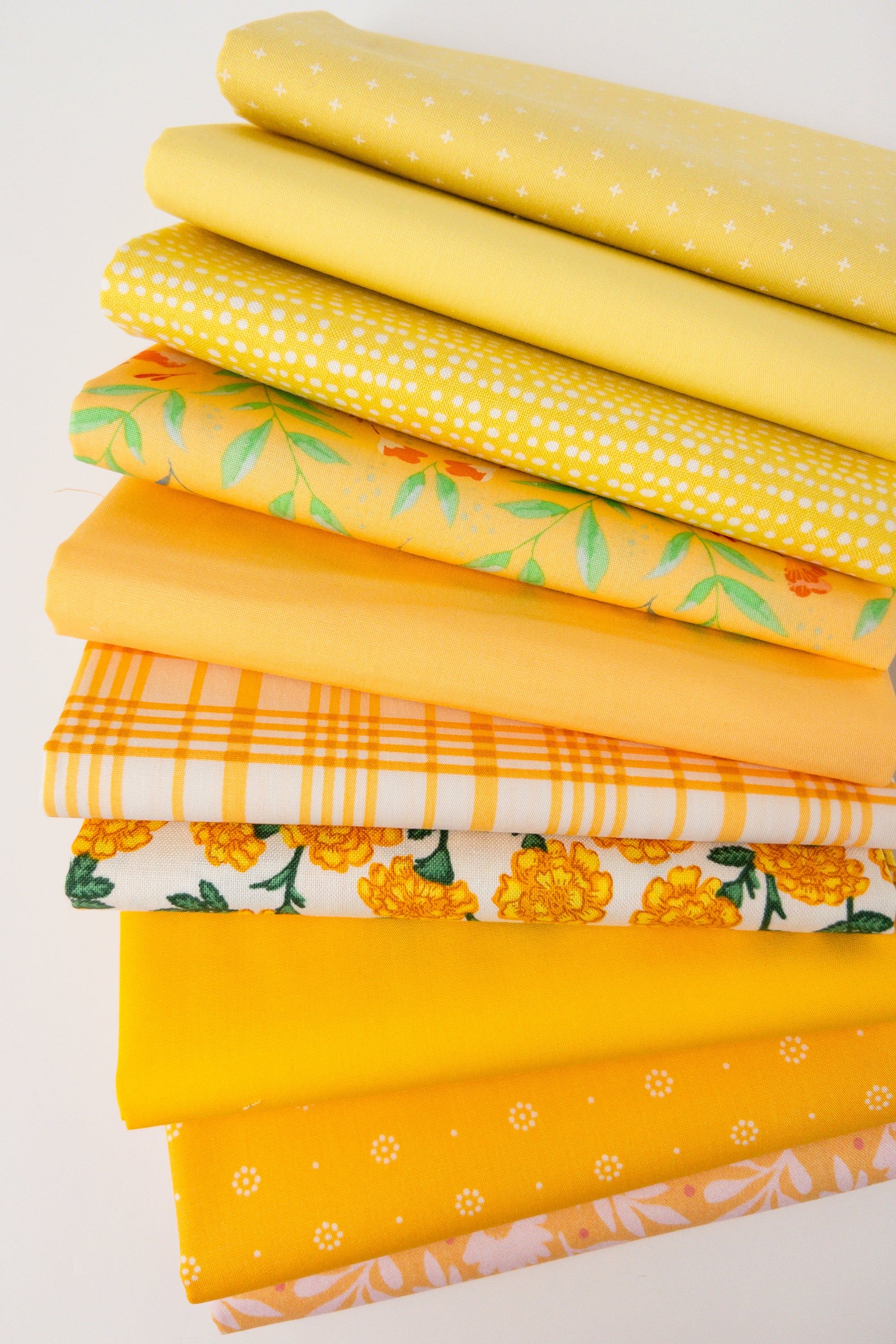 Color Crush Yellow | Fabric Bundle - Kristin Quinn Creative - Fabric Bundle