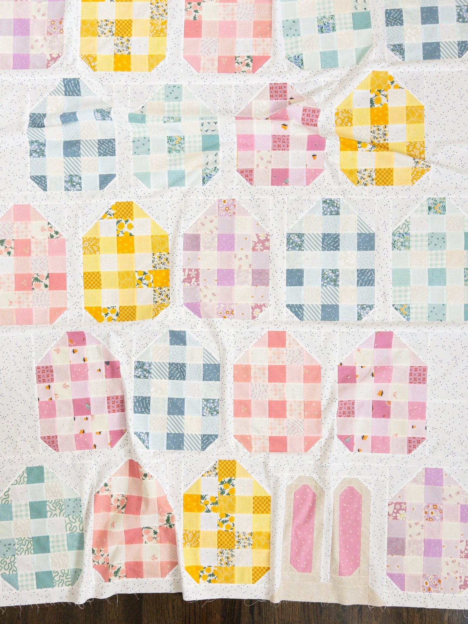 Bunny Kisses Quilt Kit | Scrappy Version - Kristin Quinn Creative - Quilt Kit