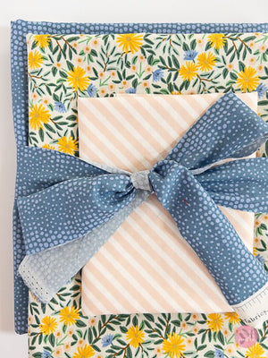 Daisy Field | Wholecloth Quilt Kit (Copy) - Kristin Quinn Creative - Fabric Bundle