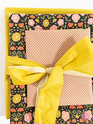 Midnight Garden | Wholecloth Quilt Kit - Kristin Quinn Creative - Fabric Bundle