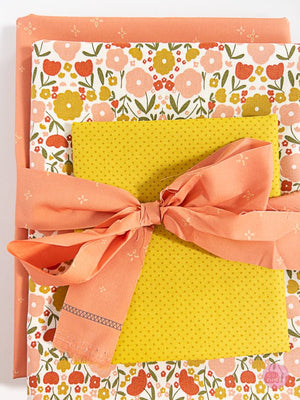 Pink Petals | Wholecloth Quilt Kit - Kristin Quinn Creative - Fabric Bundle