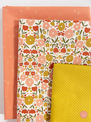 Pink Petals | Wholecloth Quilt Kit - Kristin Quinn Creative - Fabric Bundle