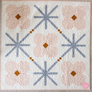 Preppy Petals PDF Quilt Pattern - Automatic Download - Kristin Quinn Creative - pattern