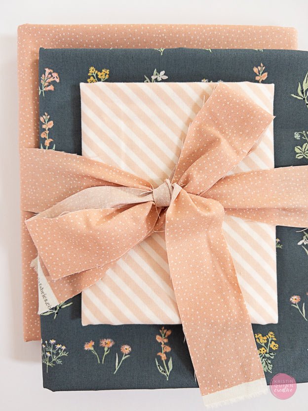 Wildflowers | Wholecloth Quilt Kit - Kristin Quinn Creative - Fabric Bundle