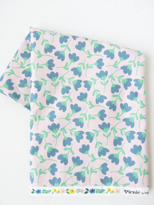BACKING 4.5 yards | PBS Fabrics | Flower Clippings Pink - Kristin Quinn Creative - Fabric