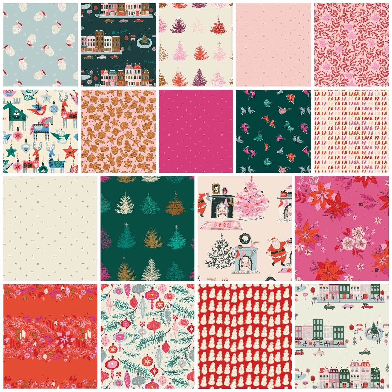 Christmas in the City | Fabric Bundle - Kristin Quinn Creative - Fabric Bundle