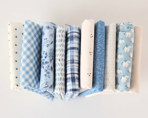 Classic Blue & White | Fabric Bundle - Kristin Quinn Creative - Fabric Bundle
