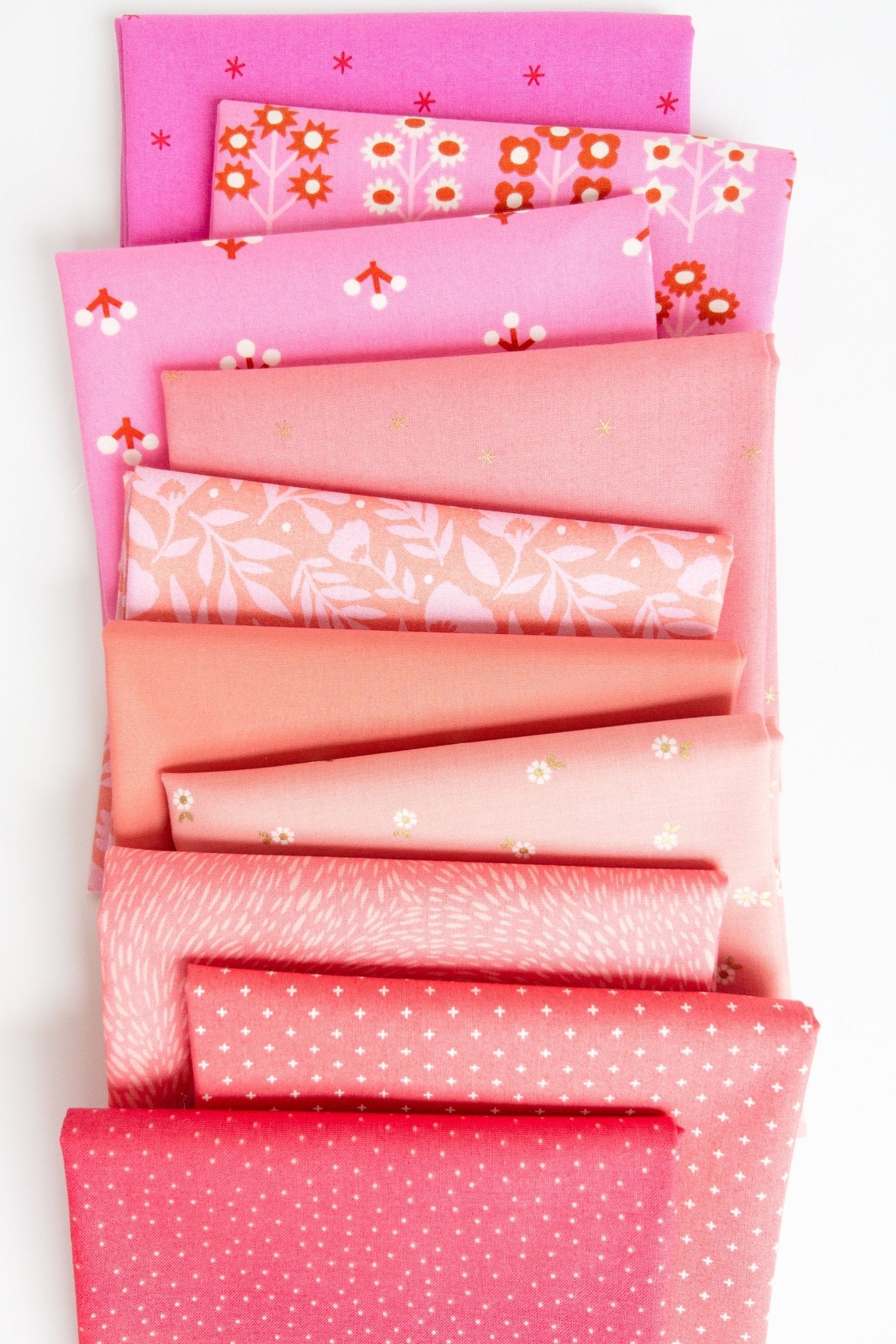 Color Crush Coral | Fabric Bundle - Kristin Quinn Creative - Fabric Bundle