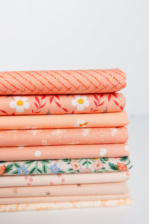 Color Crush Peach | Fabric Bundle - Kristin Quinn Creative - Fabric Bundle