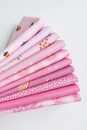 Color Crush Pink Berry | Fabric Bundle - Kristin Quinn Creative - Fabric Bundle