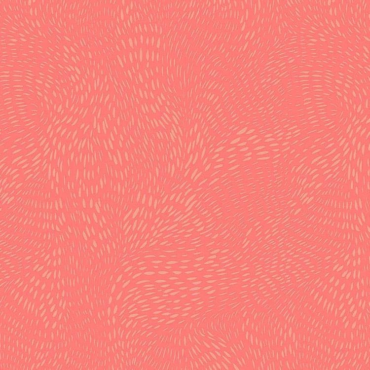 Dear Stella | Dash Flow in Peach - Kristin Quinn Creative - Fabric