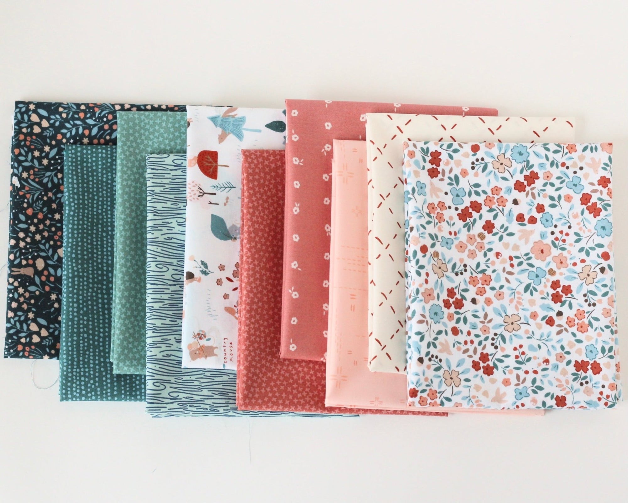 English Rose | Fabric Bundle - Kristin Quinn Creative - Fabric Bundle
