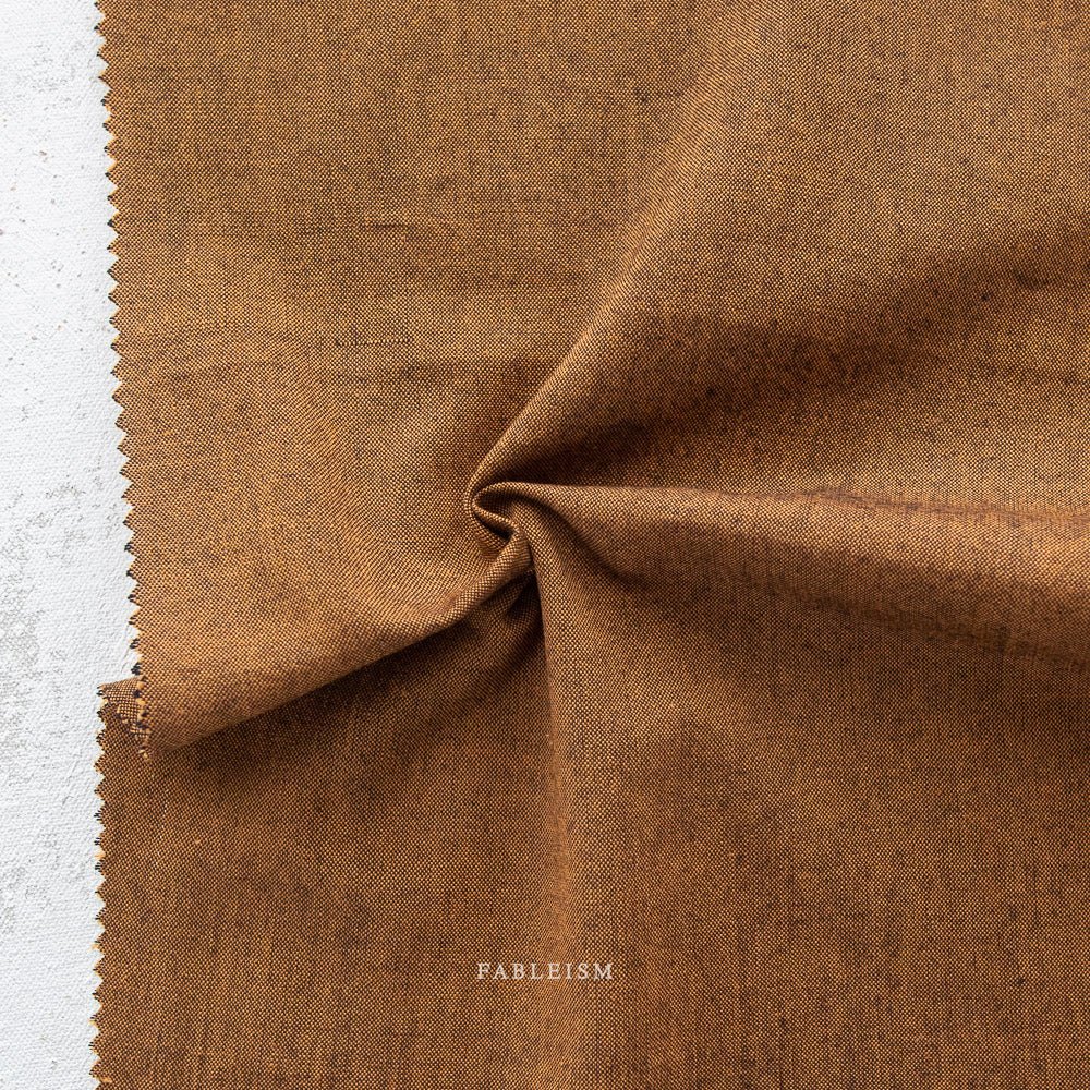 Fableism | Everyday Chambray Nocturne Amber - Kristin Quinn Creative - Fabric