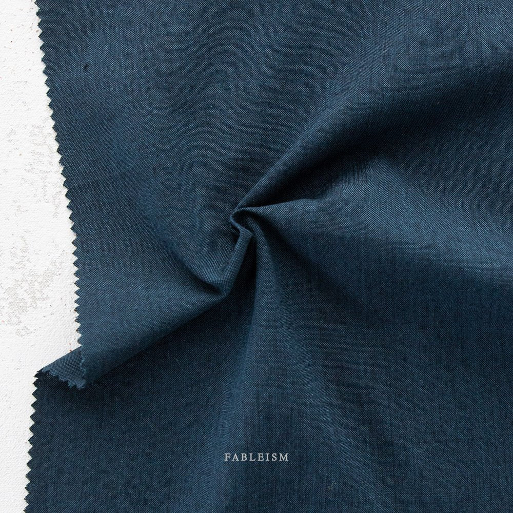 Fableism | Everyday Chambray Nocturne Cosmos - Kristin Quinn Creative - Fabric