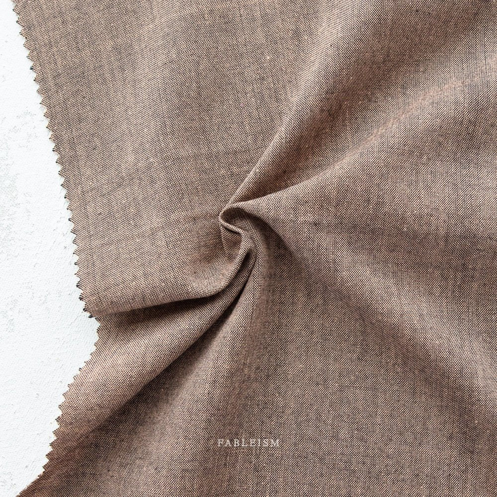 Fableism | Everyday Chambray Nocturne Sepia - Kristin Quinn Creative - Fabric