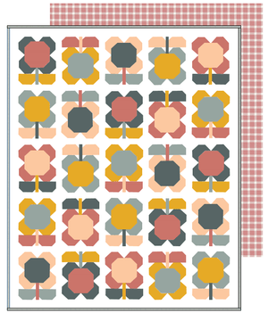 Folk Blooms Quilt Kit | Throw Size - Kristin Quinn Creative - Quilt Kit
