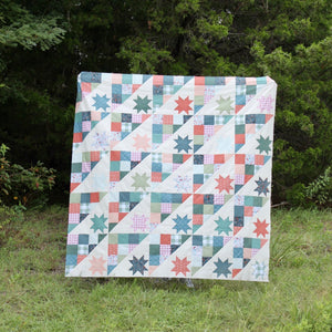 Hodgepodge Quilt Kit | Square Throw - Kristin Quinn Creative - Quilt Kit