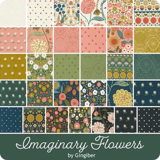Imaginary Flowers by Gingiber | Fabric Bundle - Kristin Quinn Creative - Fabric Bundle
