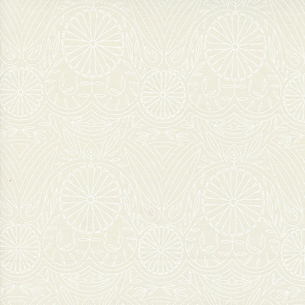 Moda | Imaginary Flowers Cloud White - Kristin Quinn Creative - Fabric