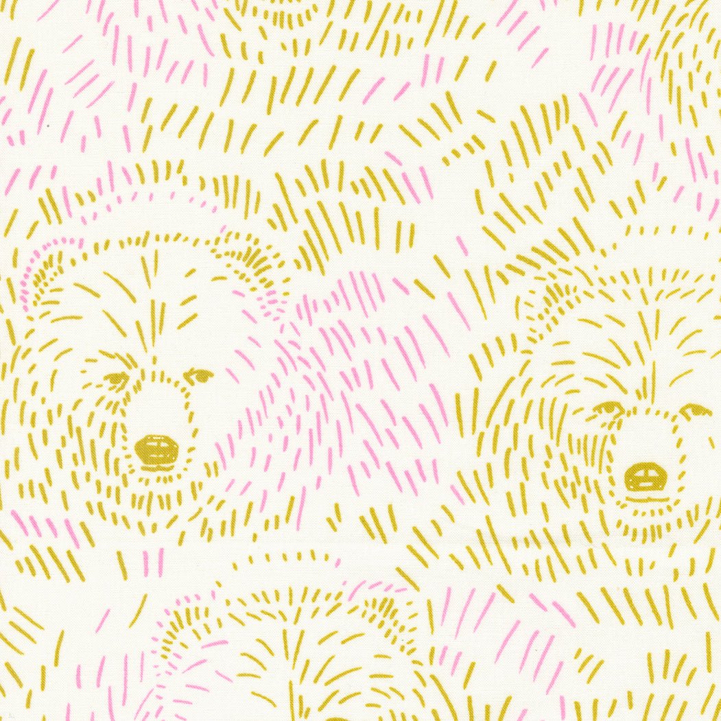 Moda | Marigold Bears Daisy - Kristin Quinn Creative - Fabric
