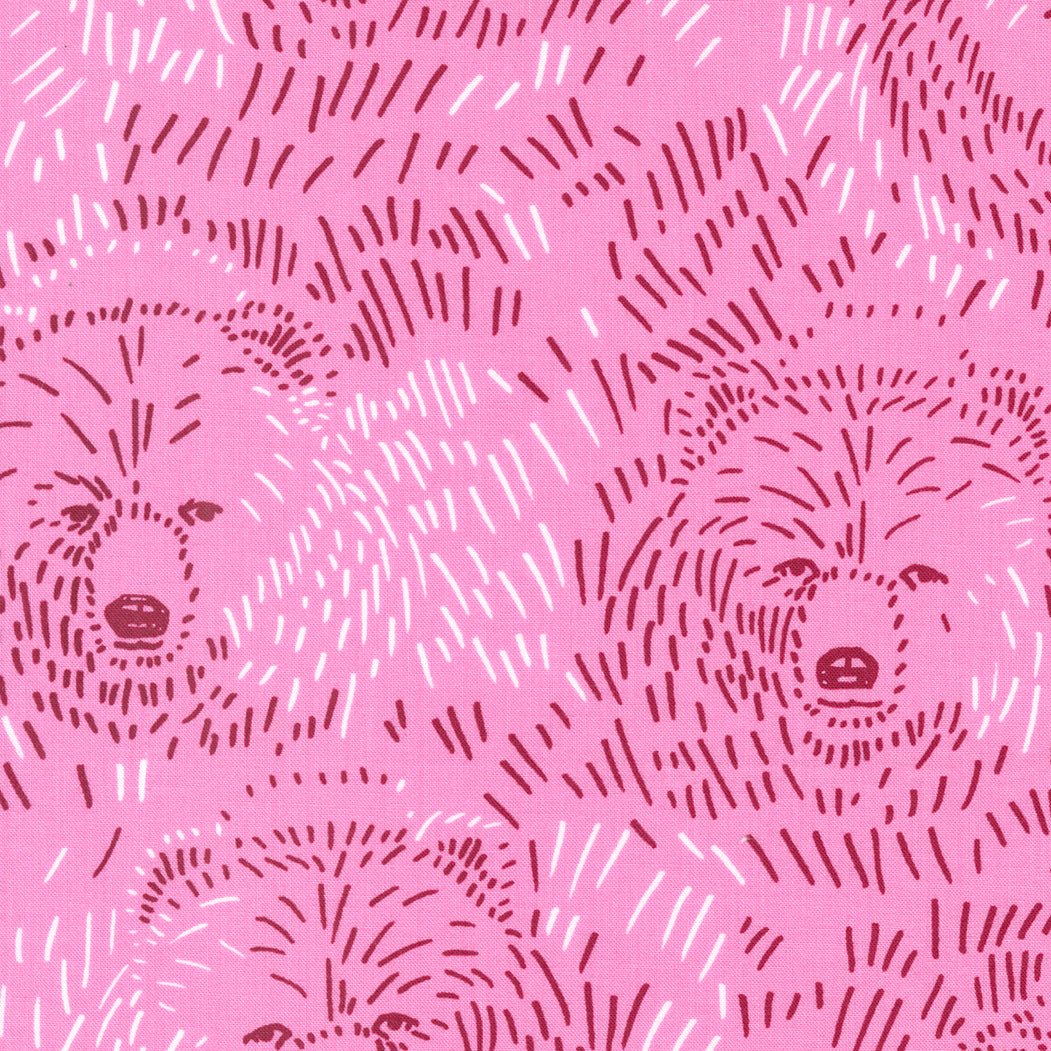 Moda | Marigold Bears Dianthus - Kristin Quinn Creative - Fabric
