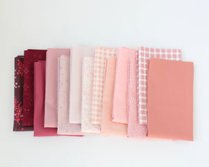 Patchwork Hearts Quilt Kit | Throw Size - Kristin Quinn Creative - Quilt Kit