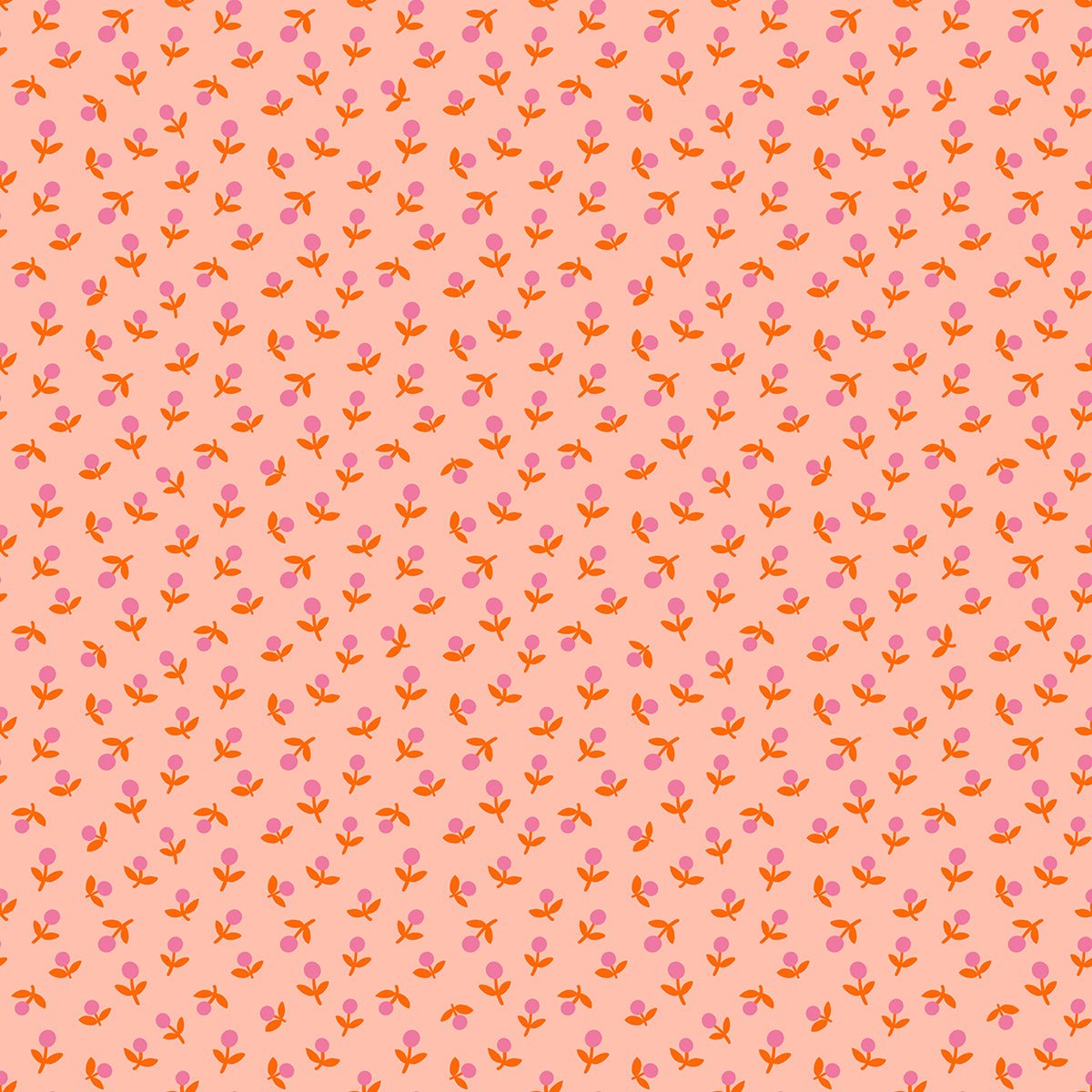 Ruby Star Society | Meadow Star in Peach - Kristin Quinn Creative - Fabric