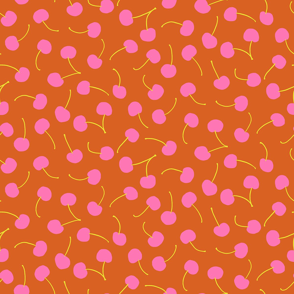 Ruby Star Society | Sugar Cone Cherries in Pecan - Kristin Quinn Creative - Fabric