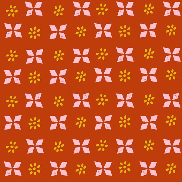 Ruby Star Society | Sugar Maple Cayenne - Kristin Quinn Creative - Fabric