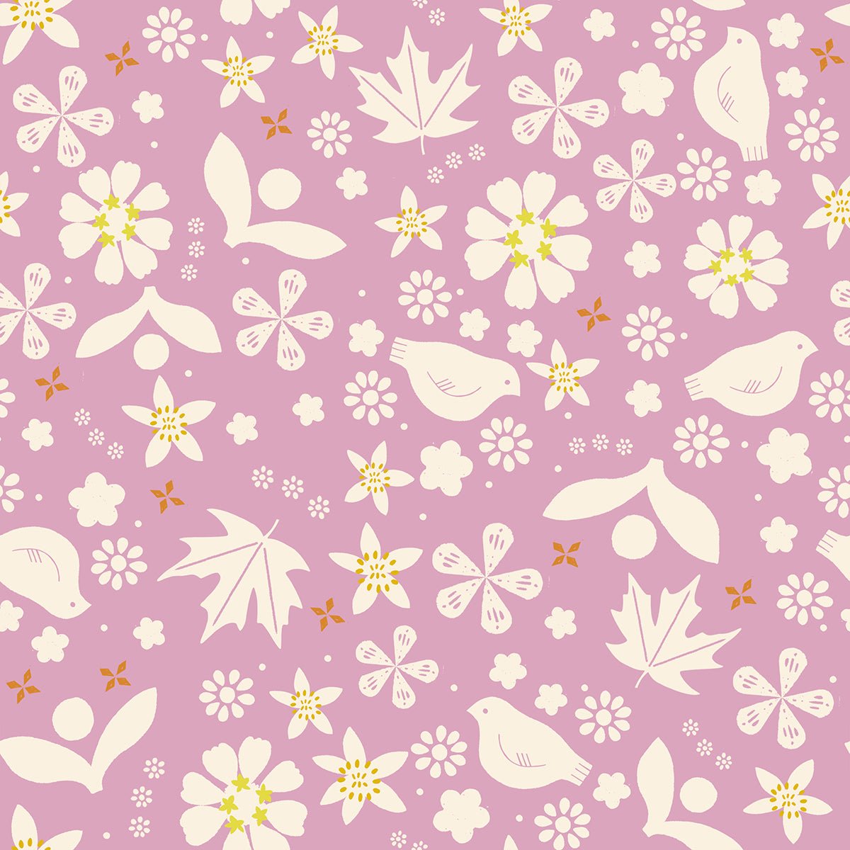 Ruby Star Society | Sugar Maple Dark Peony - Kristin Quinn Creative - Fabric