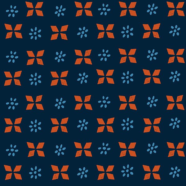 Ruby Star Society | Sugar Maple Navy - Kristin Quinn Creative - Fabric