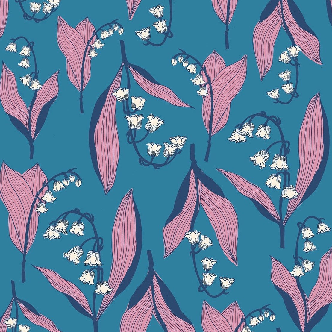 Ruby Star Society | Verbena Lily Valley Chambray - Kristin Quinn Creative - Fabric