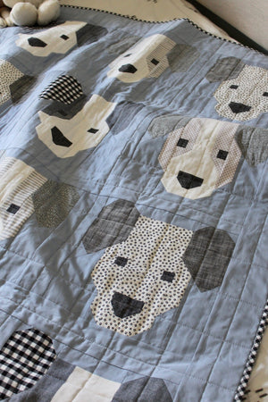 The Puppies Quilt Kit | Large - Kristin Quinn Creative - Quilt Kit