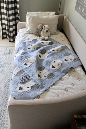 The Puppies Quilt Kit | Small - Kristin Quinn Creative - Quilt Kit